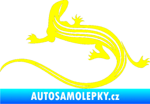 Samolepka Ještěrka 011 levá žlutá citron