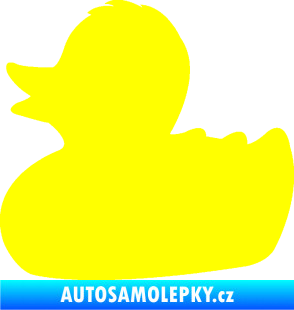 Samolepka Kachnička 001 levá žlutá citron
