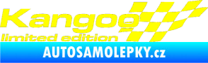 Samolepka Kangoo limited edition pravá žlutá citron