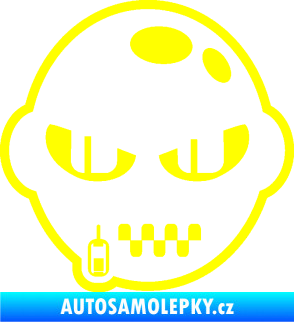 Samolepka Kanibal levá žlutá citron