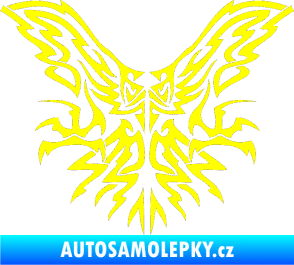 Samolepka Kapota 037 tatto dravec žlutá citron