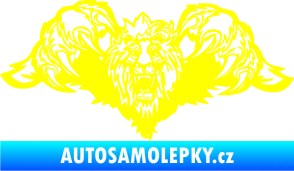 Samolepka Kapota 041 lev žlutá citron