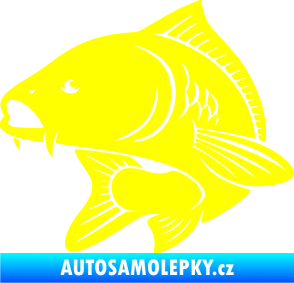 Samolepka Kapr 008 levá žlutá citron