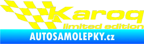 Samolepka Karoq limited edition levá žlutá citron