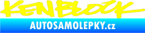 Samolepka Kenblock žlutá citron
