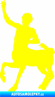 Samolepka Kentaur 001 levá žlutá citron