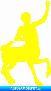 Samolepka Kentaur 001 pravá žlutá citron