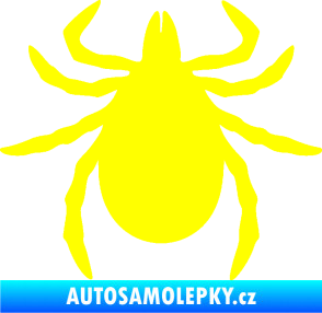 Samolepka Klíště 001 žlutá citron