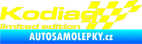 Samolepka Kodiaq limited edition pravá žlutá citron