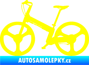 Samolepka Kolo 002 levá žlutá citron
