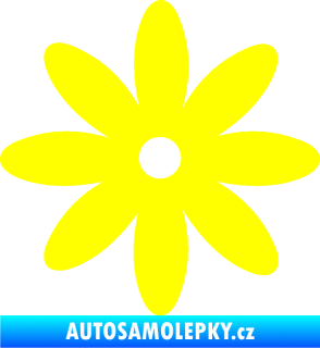 Samolepka Kopretina 002 žlutá citron