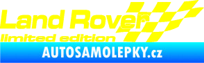 Samolepka Land Rover limited edition pravá žlutá citron