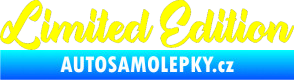 Samolepka Limited edition 006 žlutá citron