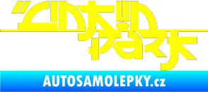 Samolepka Linkin Park 003 žlutá citron