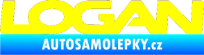 Samolepka Logan žlutá citron