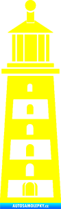Samolepka Maják 002 žlutá citron
