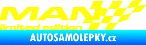 Samolepka MAN limited edition pravá žlutá citron