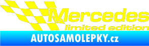 Samolepka Mercedes limited edition levá žlutá citron