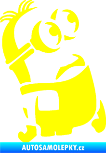 Samolepka Mimoň 001 pravá žlutá citron