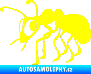 Samolepka Mravenec 001 levá žlutá citron