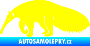 Samolepka Mravenečník 001 levá žlutá citron
