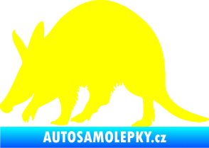 Samolepka Mravenečník 002 levá žlutá citron