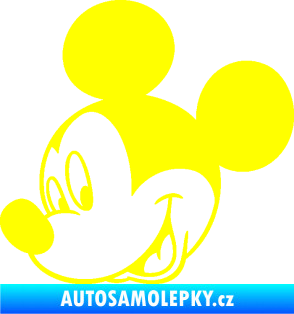 Samolepka Myšák Mickey 001 levá žlutá citron