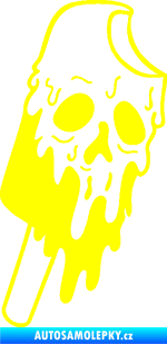 Samolepka Nanuk 002 pravá zombíkový žlutá citron