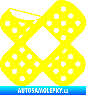 Samolepka Náplast 005 levá žlutá citron