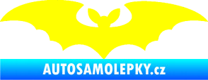 Samolepka Netopýr 006 žlutá citron