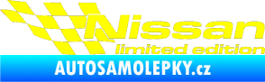 Samolepka Nissan limited edition levá žlutá citron