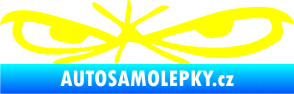 Samolepka Oči 002 levá žlutá citron