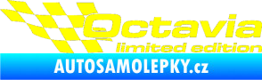 Samolepka Octavia limited edition levá žlutá citron