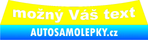 Samolepka Opel Astra G - zadní žlutá citron
