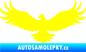 Samolepka Orel 006 levá žlutá citron