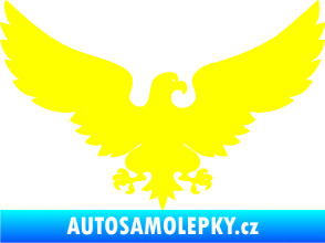 Samolepka Orlice 001 pravá žlutá citron