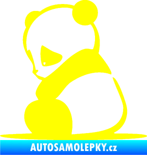 Samolepka Panda 005 levá žlutá citron