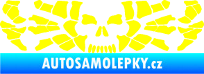 Samolepka Pavouk 017 smrťák žlutá citron