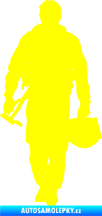 Samolepka Pilot 001 levá žlutá citron