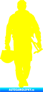 Samolepka Pilot 001 pravá žlutá citron