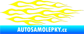 Samolepka Plameny 038 žlutá citron