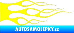 Samolepka Plameny 056 žlutá citron