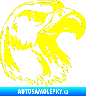 Samolepka Predators 014 pravá žlutá citron