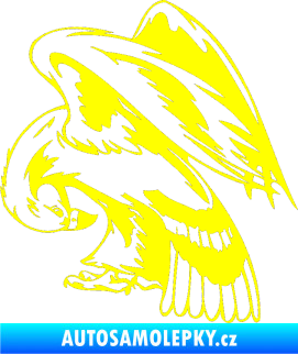 Samolepka Predators 017 levá žlutá citron