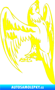 Samolepka Predators 018 levá žlutá citron