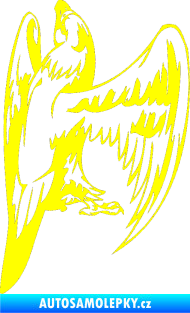 Samolepka Predators 018 pravá žlutá citron