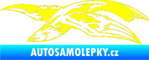 Samolepka Predators 032 levá žlutá citron