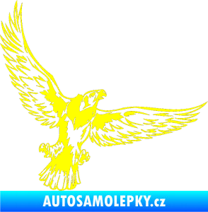 Samolepka Predators 044 pravá žlutá citron