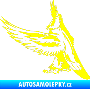 Samolepka Predators 054 levá orel žlutá citron
