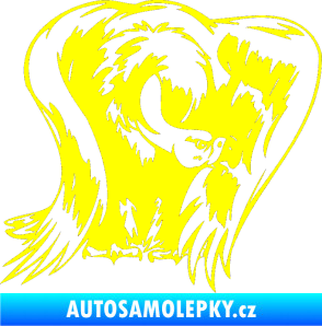 Samolepka Predators 083 pravá sup žlutá citron